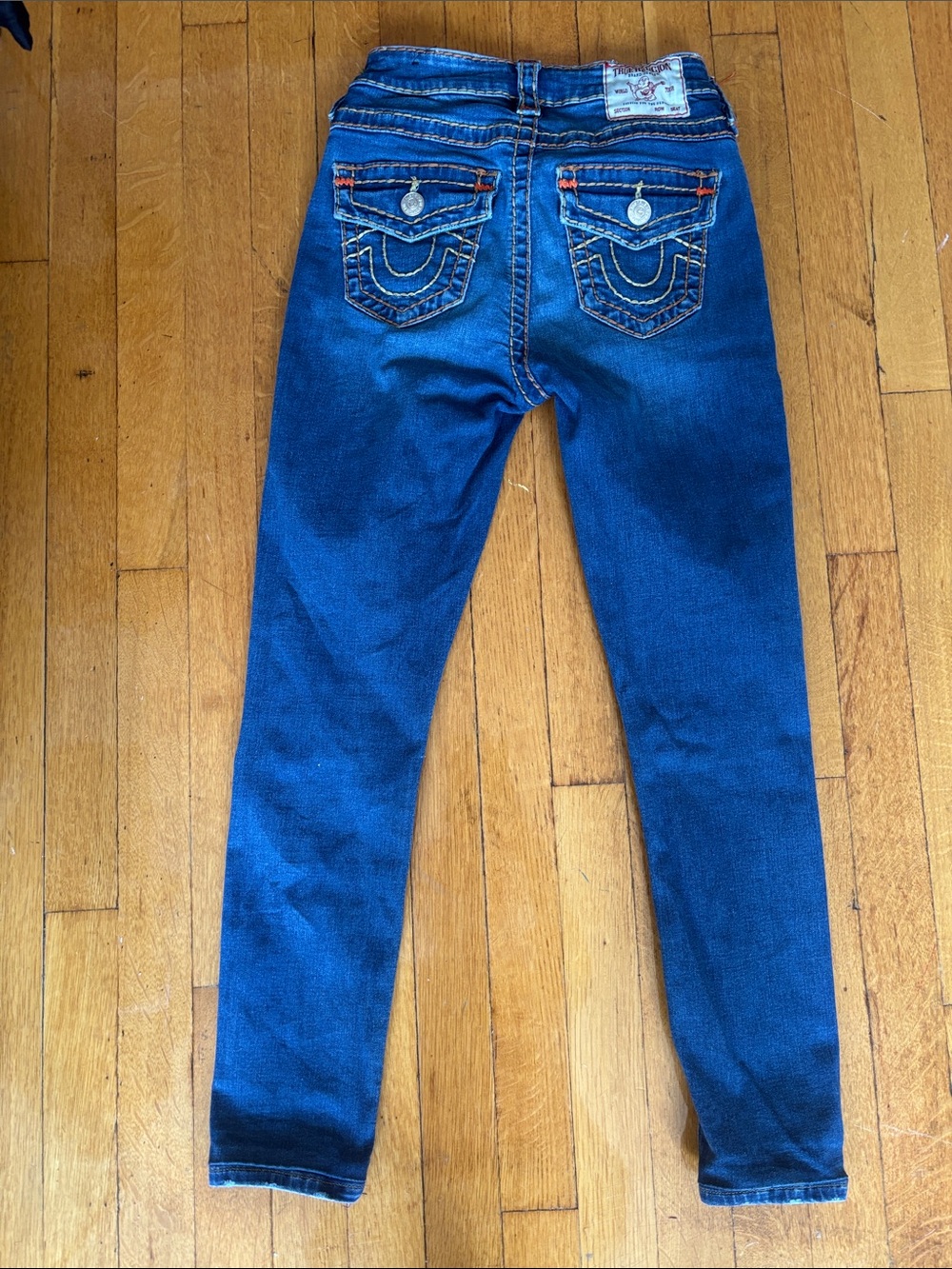 True Religion Womens Dark Blue Skinny Jeans
